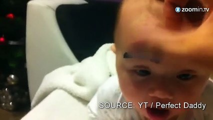 Ne laissez jamais un papa seul avec son bébé!