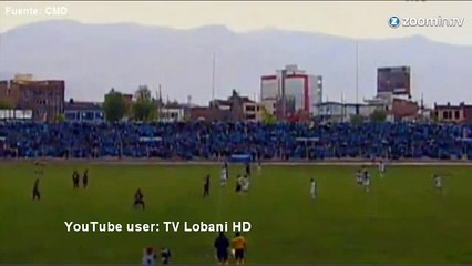 Un joueur de foot foudroyé en plein match !
