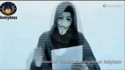 Le message d'Anonymous # Charlie Hebdo