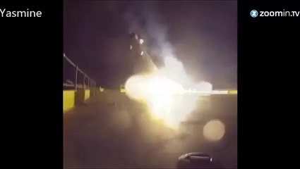 Une fusée s'écrase, tous les missiles sont détruits!