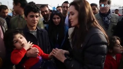 Angelina Jolie, solidaire des réfugiés irakiens