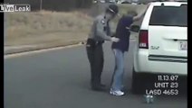 Drunk cop giving a sobriety test. Yes, the COP is Drunk!