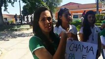 Manifestação de estudantes de SFI por transporte escolar