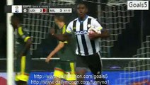 Duvan Zapata Goal Udinese 2 - 3 AC Milan Serie A 22-9-2015