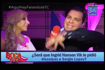 ¿Será que Ingrid Hansen Vik le pidió disculpas a Sergio Lopes?