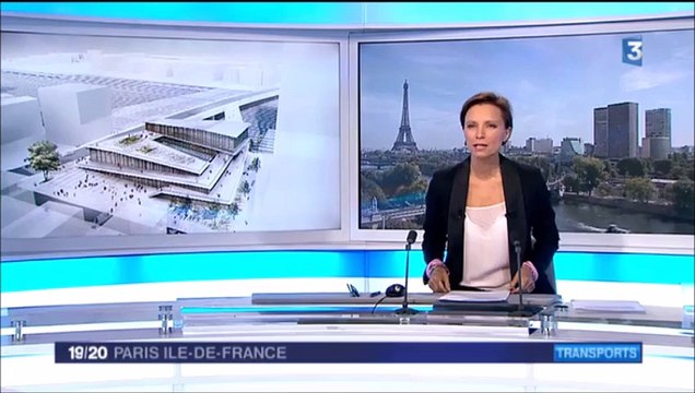 Reportage future gare St-Denis/Pleyel (93) au JT France 3 Paris