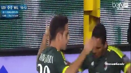 مشاهدة اهداف مباراة ميلان واودينيزي بتاريخ 22-09-2015 الدوري الايطالي