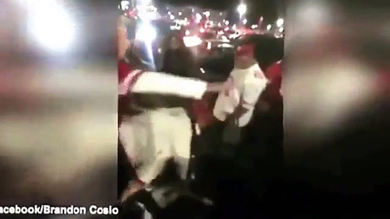 Vikings and 49ers Fans Brawl After Game   video shows 49ers fans attacking Vikings fan