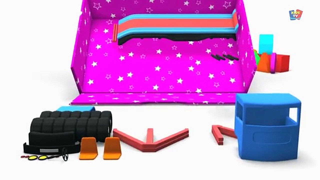 coffre à jouets _ Camion Porte voitures (360p)