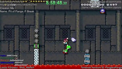 Pit of Panga- P-Break (Hardest Super Mario Maker Level Ever Made)