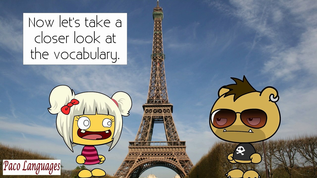 Conversational French Lesson 1