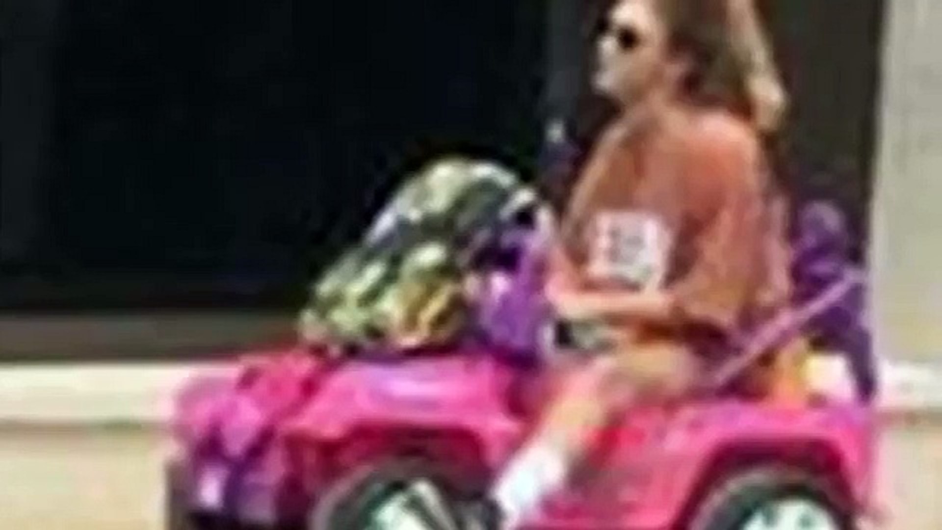 Student rides Barbie jeep after losing licence following drink drive arrest  - Dailymotion Video