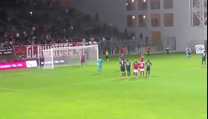 Le fait du match Nîmes Paris FC 23 09 2015 Pénalty raté