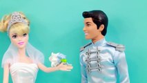 Cinderella Poetry Wedding Disney Princess Cinderella & Prince Barbie Dolls