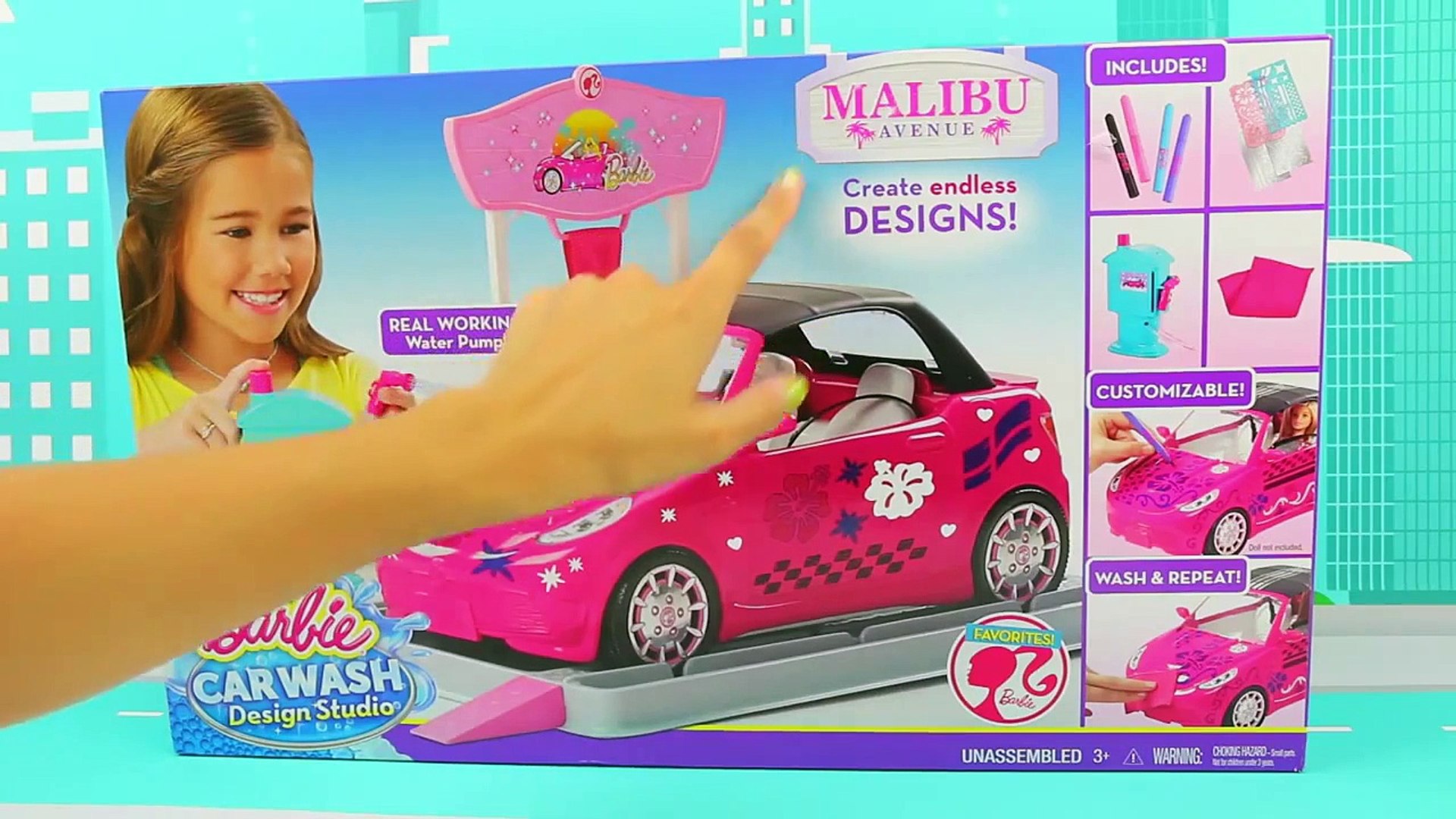 barbie car wash design studio