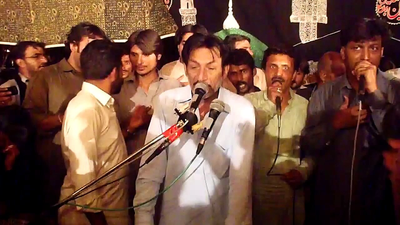 HASSAN SADIQ RECITES NOHA AT ALLAMA NASIR ABBAS`S MAJLIS PART 2 IN MULTAN