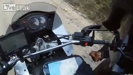 Two Backpackers Getting Robbed with Gun & Machete(Helmet Cam)