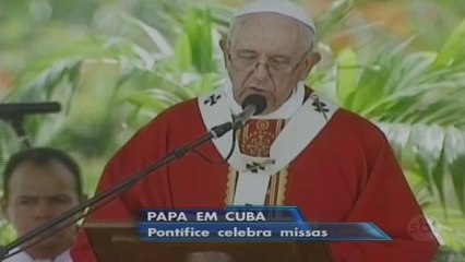 Papa Francisco celebra missa e emociona cubanos