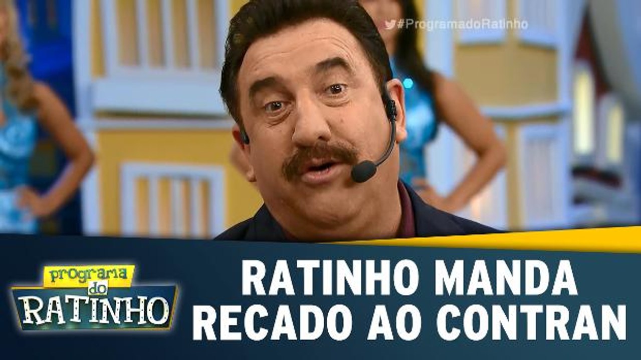 Ratinho manda recado ao Contran