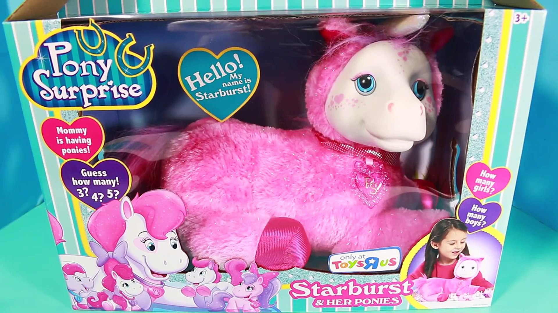 unicorn pony surprise mom and baby