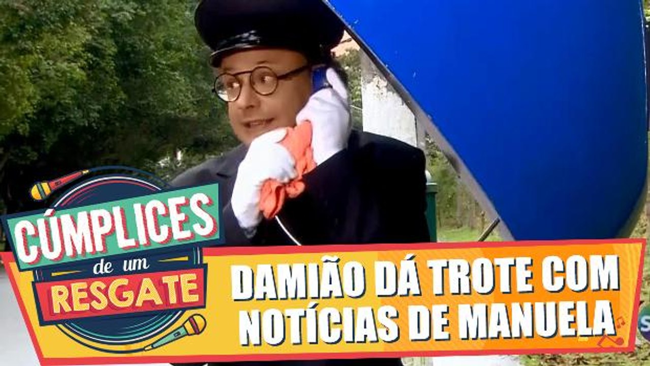 Damião passa trote em Rebeca com notícias de Manuela