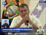 Correa calificó de positiva la reunión de Santos y Maduro en Quito