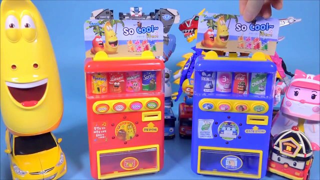Rabat Distributeur automatique poly pororo d'autres grands de la carte de robot ou robot mini spécial de l'Université de jouets Larve Robocar Poli original, doux, Linge, jouets