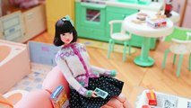 Vintage Barbie Dollhouse, Pastel Color Playset, ヴィンテージ バービー ドールハウス, 빈티지 바비 돌 하우스 인형집 모모꼬