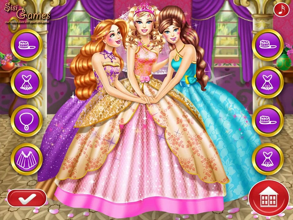 ♥ Barbie Games For Girls Barbie Wedding Dressup Gameplay Video ♥