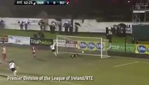 League of Ireland player scores a sublime backheel volley this is a stunner |2015 HD