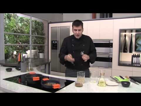 Papardelle amb botifarra, bolets i all i oli