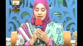 Mujhe Baksh de be sabab Ya Ilahi by Hooria fahim qadri latest ramadan 2014 - Video Dailymotion