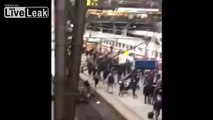 Leftists attack train with pro-german protestors [LQ]