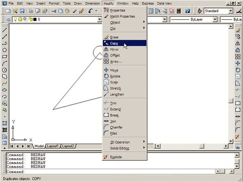 AutoCAD - Copy Command - 10-02