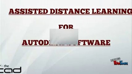 Assisted Distance Learning For Autodesk Software