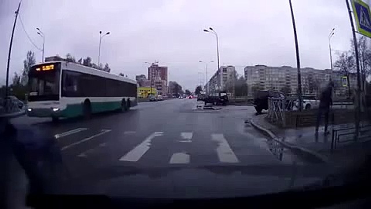 Hitting pedestrians!