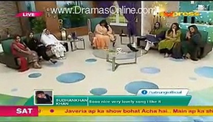 Jeveria Saud Burns Out His Tears In Live Show