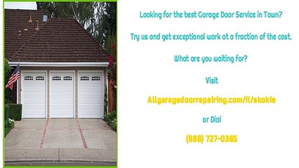 Garage Door Opener Repair in Skokie, IL