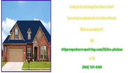 Garage Door Opener Repair in Des Plaines, IL