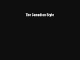 Read The Canadian Style Book Download Free