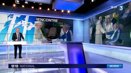 Le pape François reçu par Fidel Castro à son domicile à Cuba