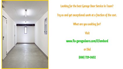 Lombard, IL Licensed Garage Door Technicians