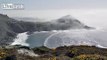 LiveLeak.com - Time Lapse Captures Sea Mist Rolling Creeping Over Cornish Coast