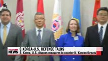 S. Korea, U.S. discuss measures to counter N. Korean threats