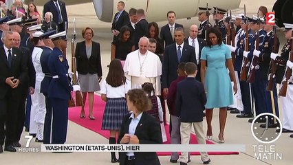 Le pape François entame une visite historique aux États-Unis