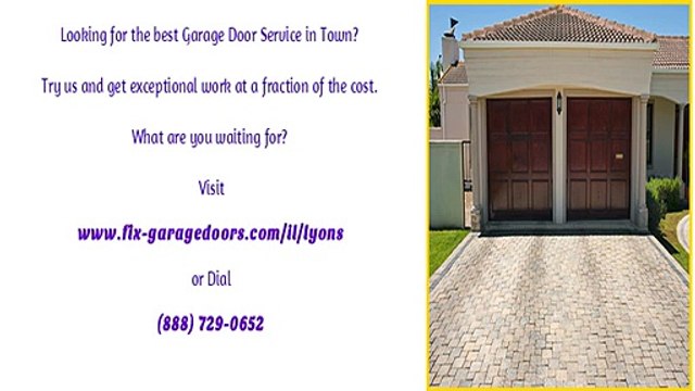 Licensed Garage Door Technicians in Lyons, IL