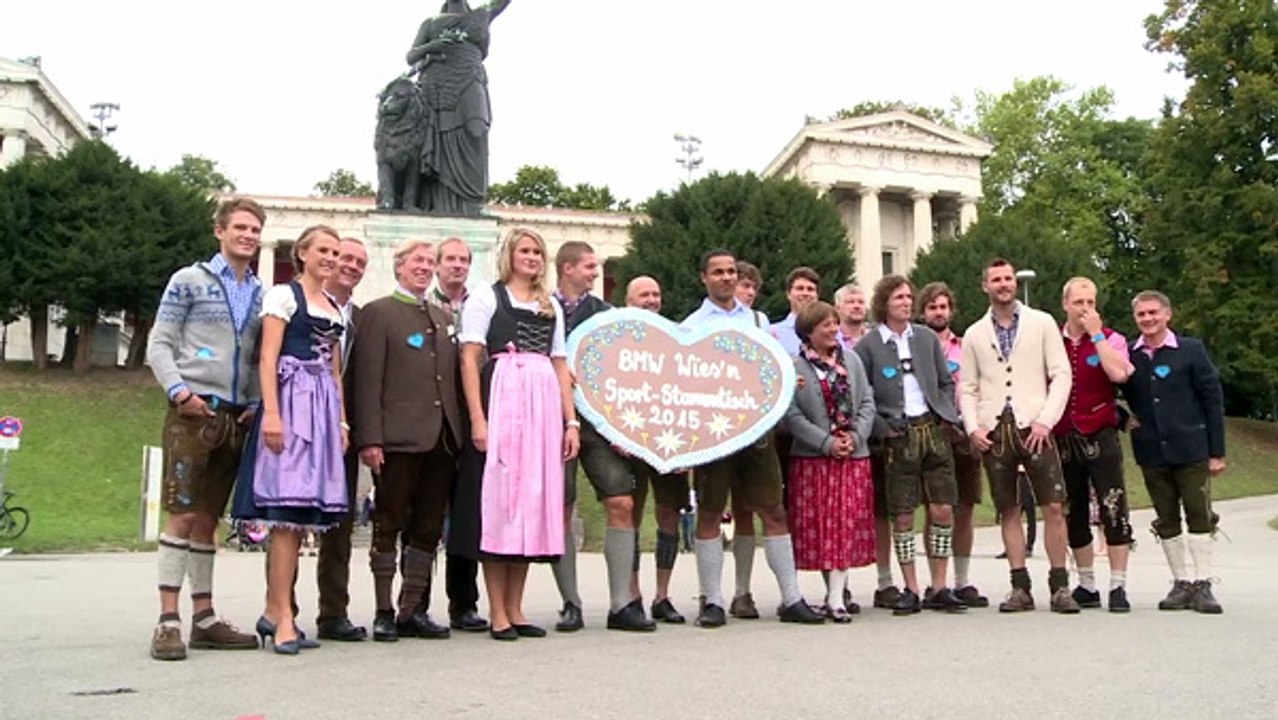 Mit Sportpromis unterwegs auf dem Oktoberfest