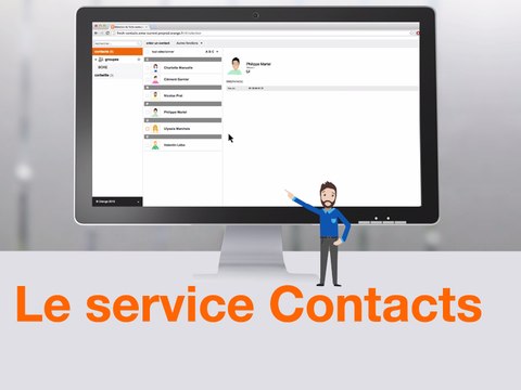 Le Service Contacts sur le Portail Orange.fr - Orange