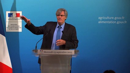 Conférence de presse sur la contractualisation dans le secteur porcin