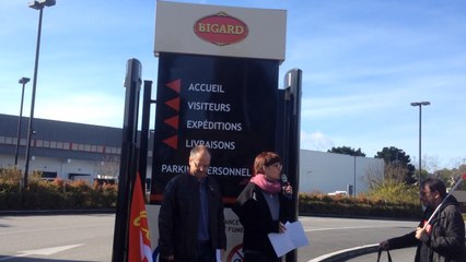 Bigard : La CGT demande la réintégration d'un salarié